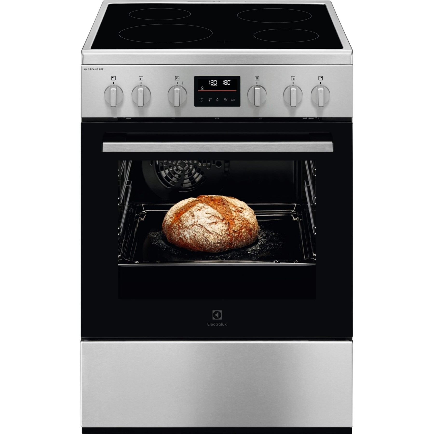 Cuisinière vitrocéramique ELECTROLUX EKR664966X