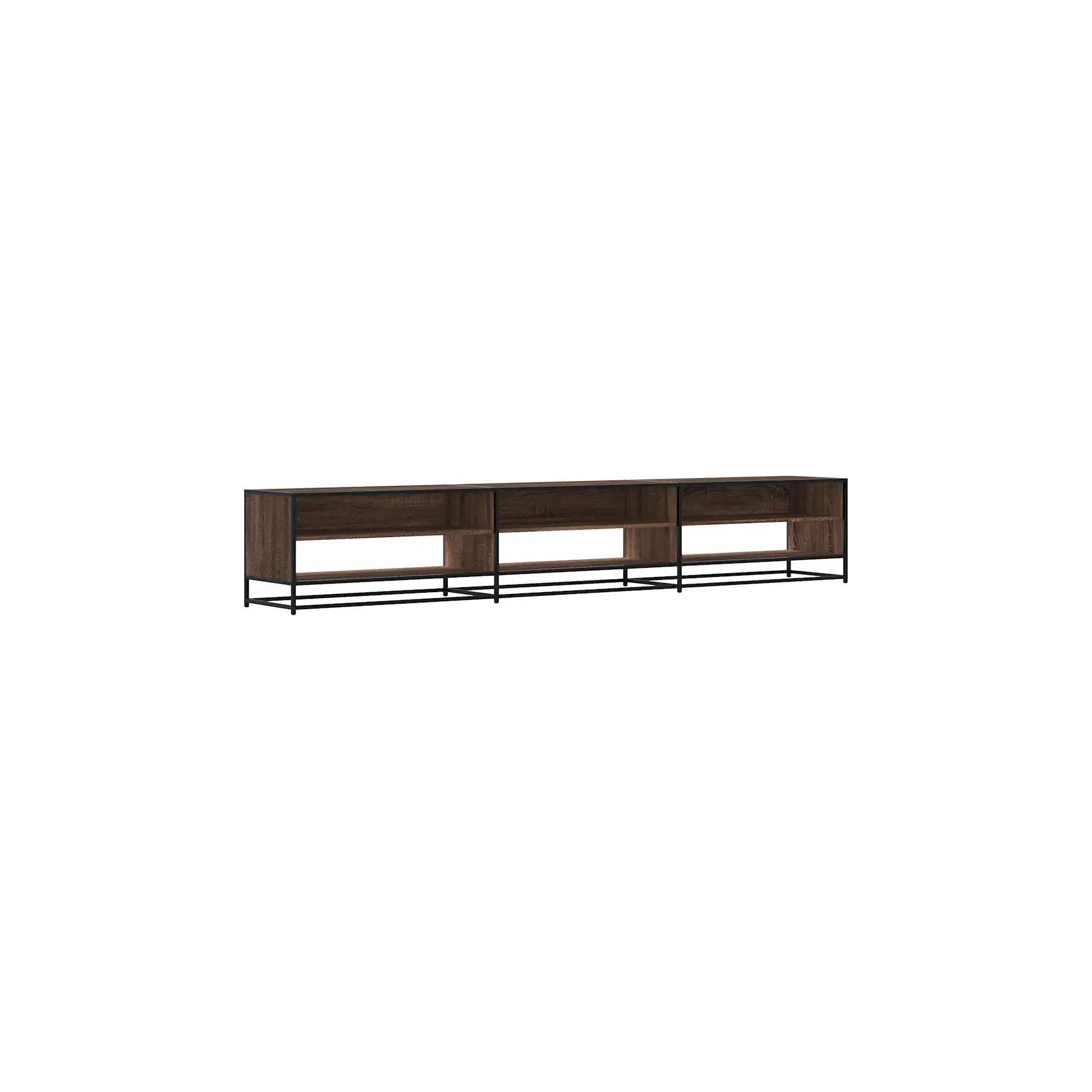 Meuble TV HELLOSHOP26 Meuble TV industriel avec grand espace d