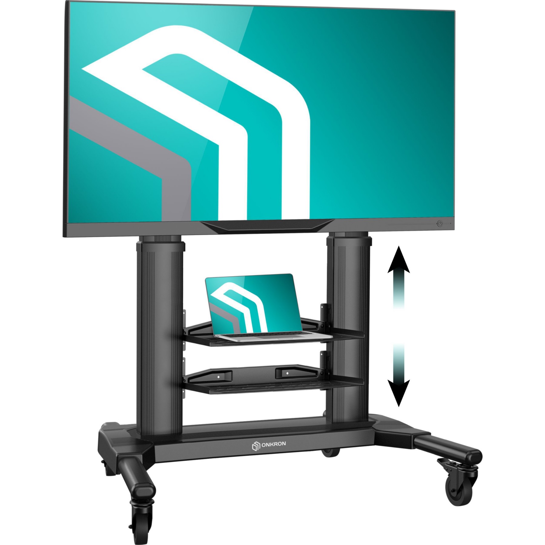 Pied TV ONKRON Mobile 40"–80", 65.5 kg, TS2771-B Noir