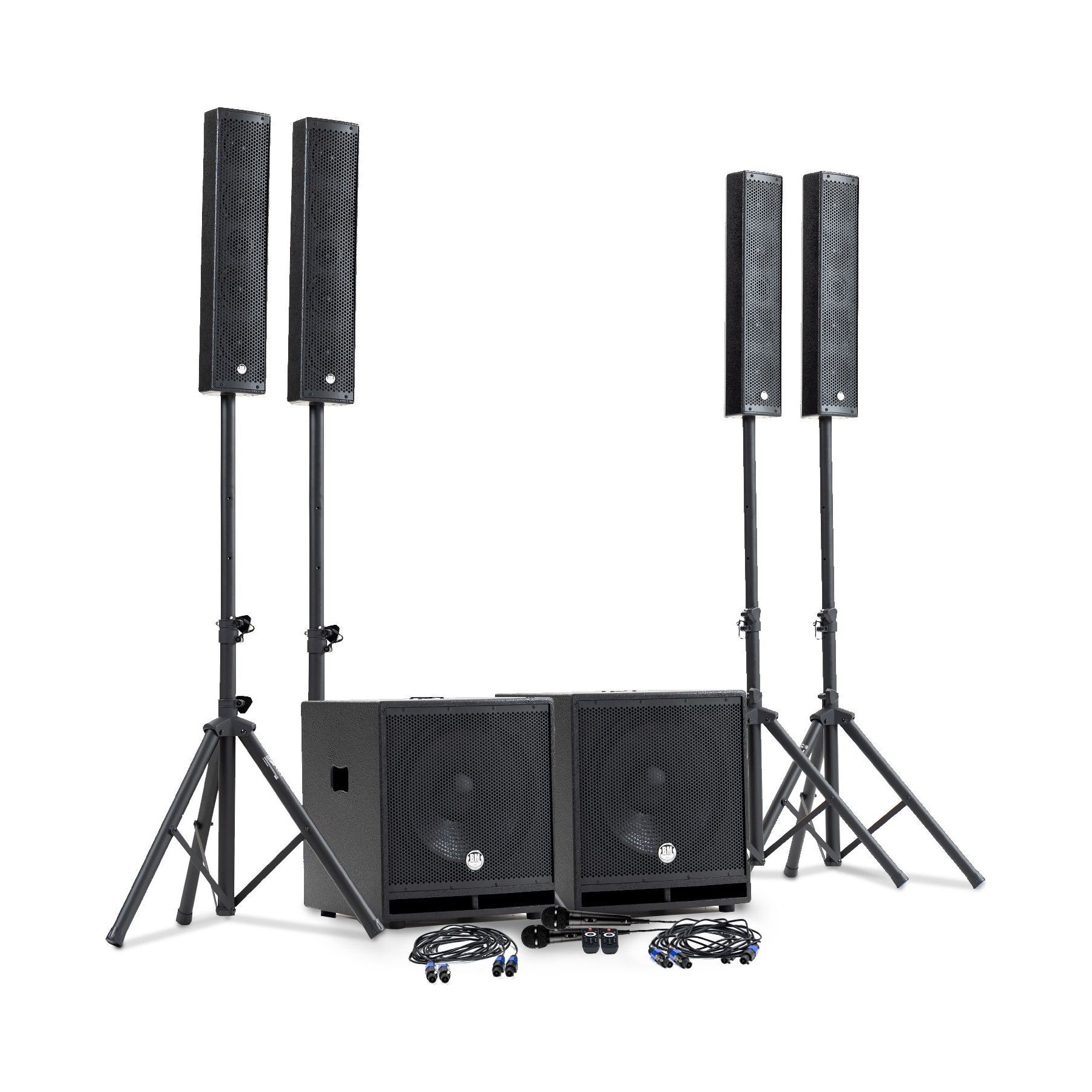 Pack sono BM SONIC Pack Sono DJ BMS-15-SLIM-BT 2400W Micros
