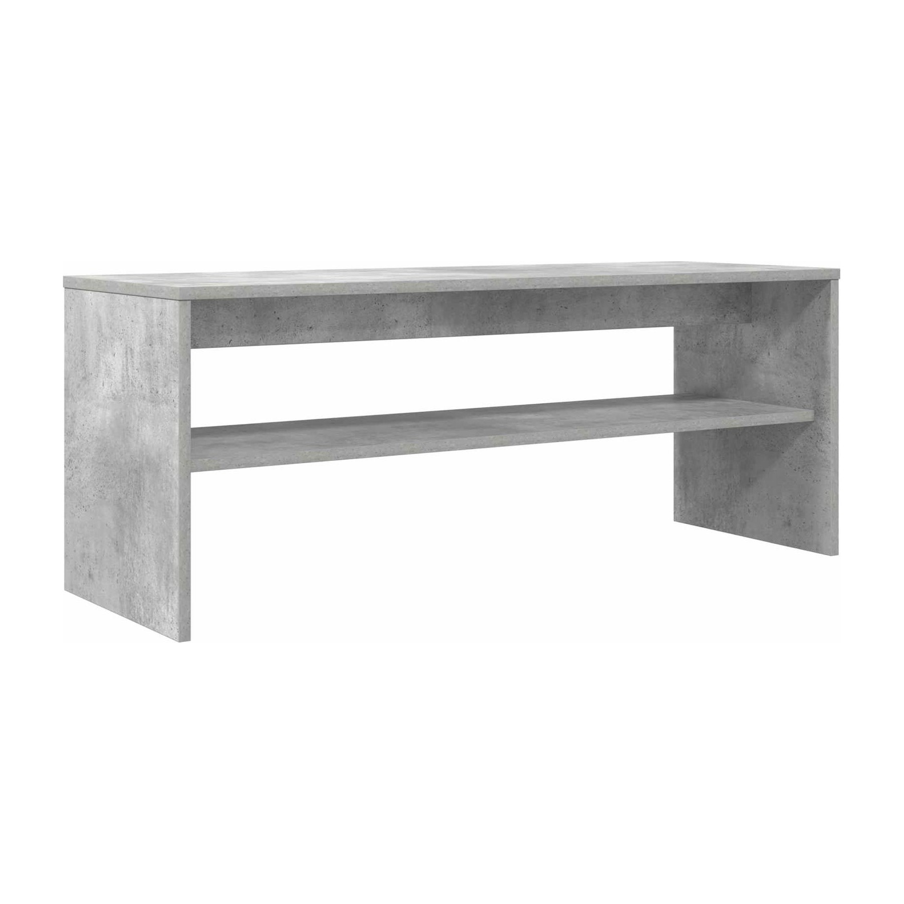 Meuble TV HELLOSHOP26 Meuble TV rectangulaire moderne rangemen
