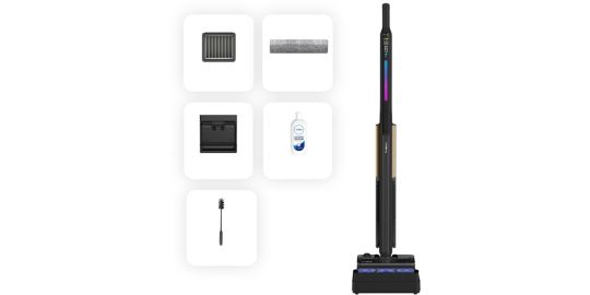 Aspirateur laveur TINECO Floor One S7 Fold Elite Noir