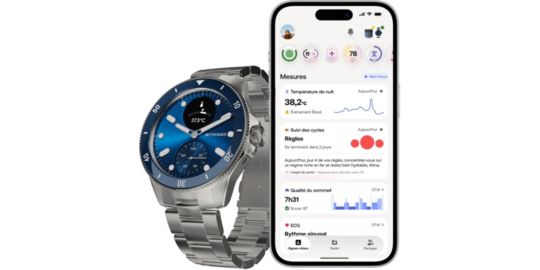Tracker WITHINGS Scanwatch Nova Bleue