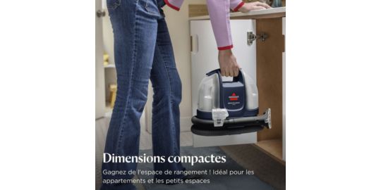 Design ergonomique et outil HydroRinse Bissell 4149N