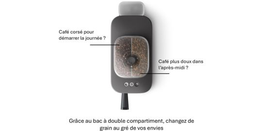 Machine à expresso PHILIPS Baristina BAR320/60 cafetière à grain bac double compartiment Noire