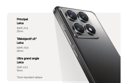 Smartphone XIAOMI 14T Pro conçu avec Leica Bleu 512Go