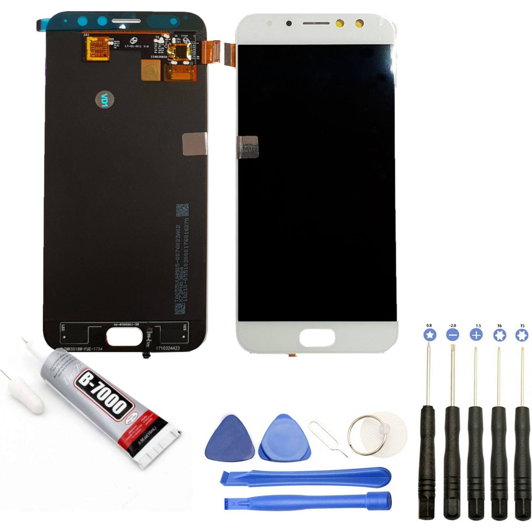 Ecran téléphone VISIODIRECT Vitre+LCD pour Asus Zenfone 4 Selfie Pro