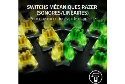 Clavier gamer RAZER BlackWidow V4 X Green Switch
