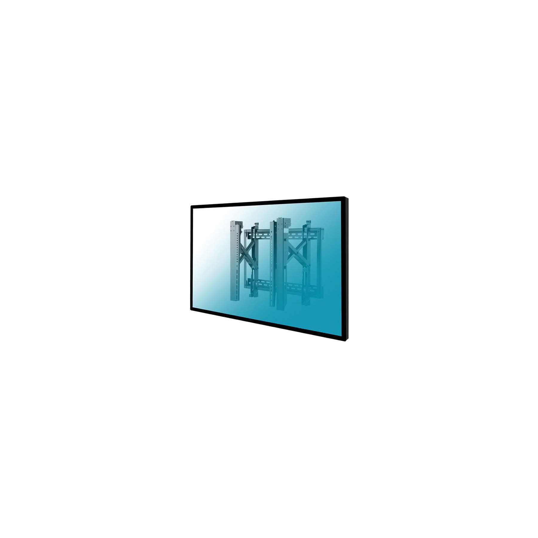 Support mural TV KIMEX mur d´image écran TV 45"-75", push pull