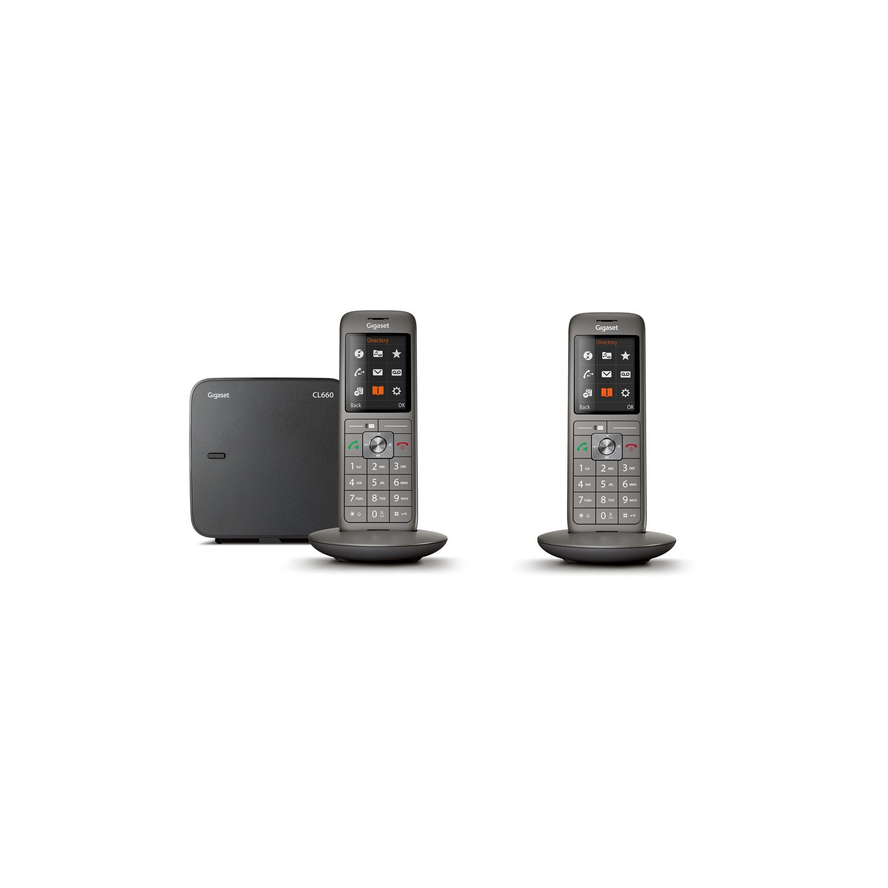Téléphone sans fil GIGASET CL660 DUO ANTHRACITE
