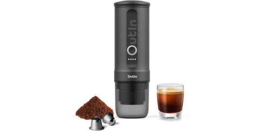 Cafetière à dosette OUTIN Portable Gris Nano Electric OTEM-01-SG