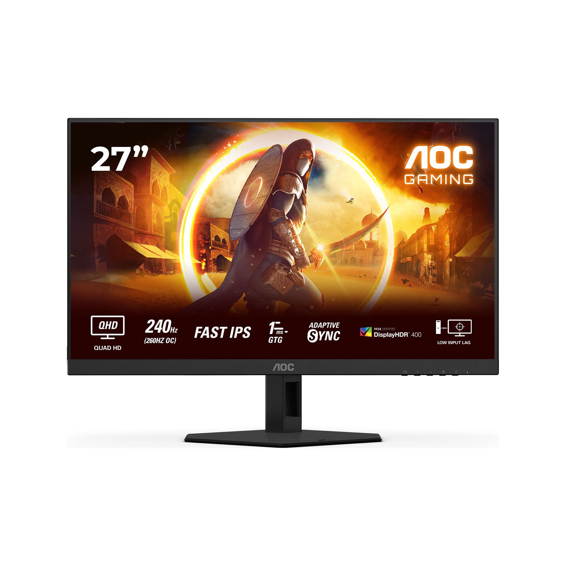Ecran PC Gamer AOC AOC 27" LED - Q27G4ZR