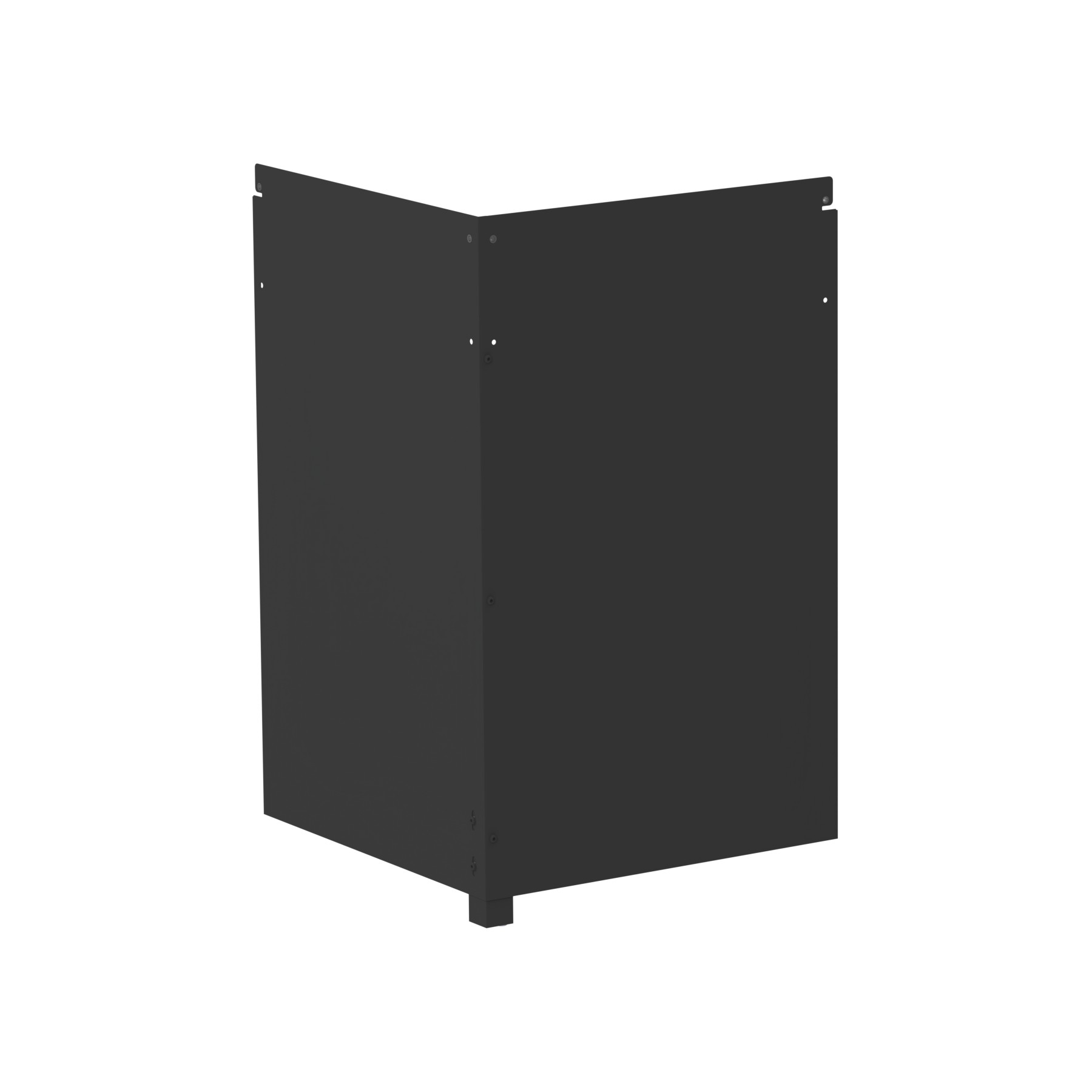Meuble d'angle LE MARQUIER HABILLAGE ARRIÈRE ANGLE NOIR MC80HAAE13