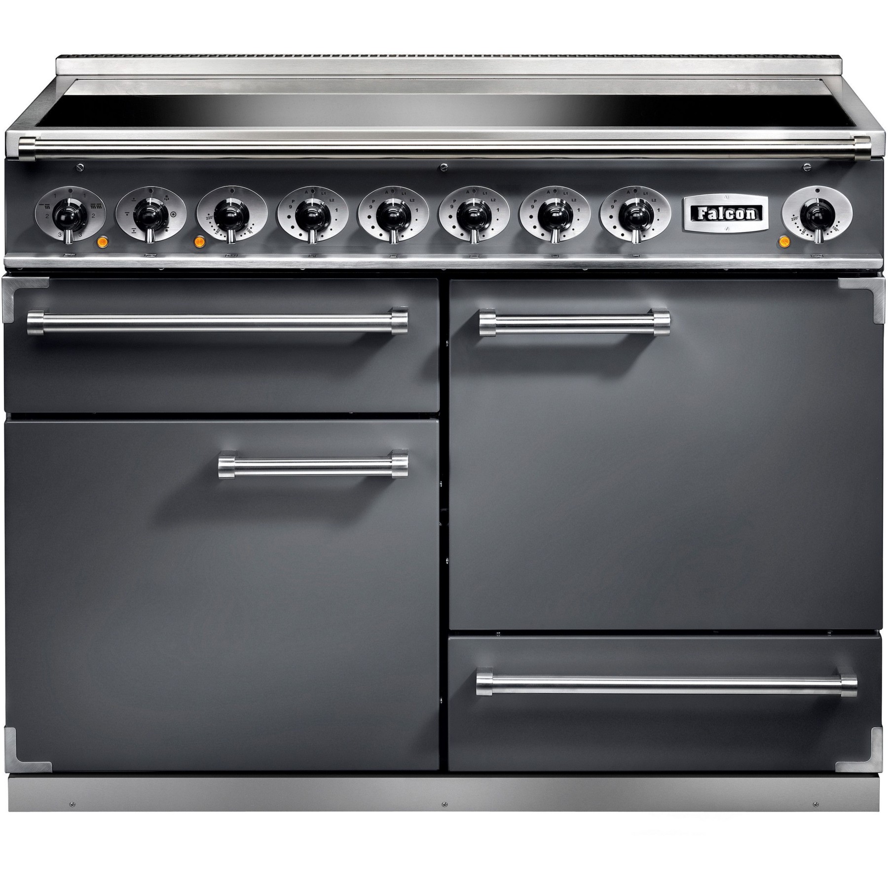 Piano de cuisson induction FALCON PKR DELUX110 INDUC ARDOISE/CHROME