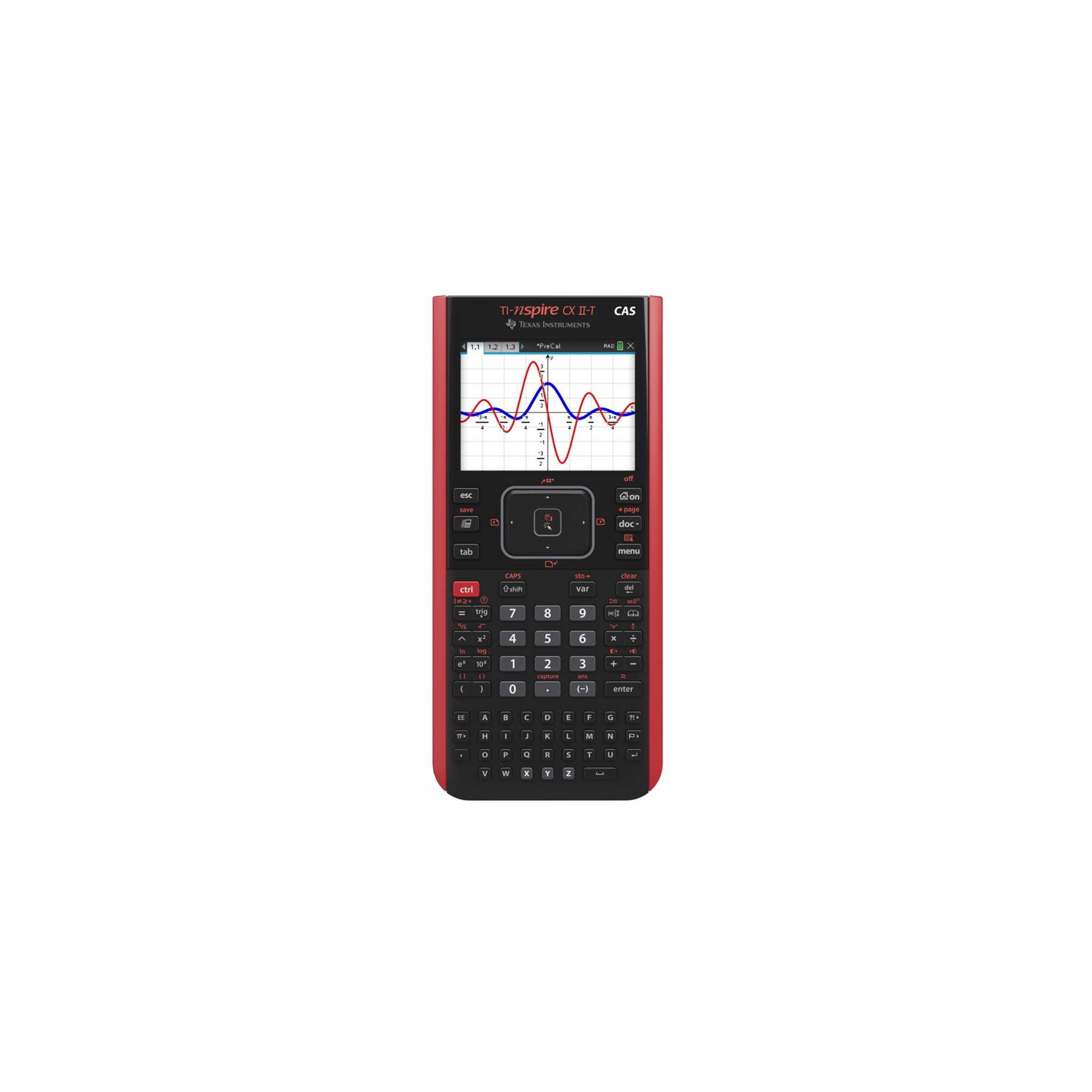 Calculatrice graphique TEXAS INSTRUMENTS TI-Nspire CX II-T CAS Noir