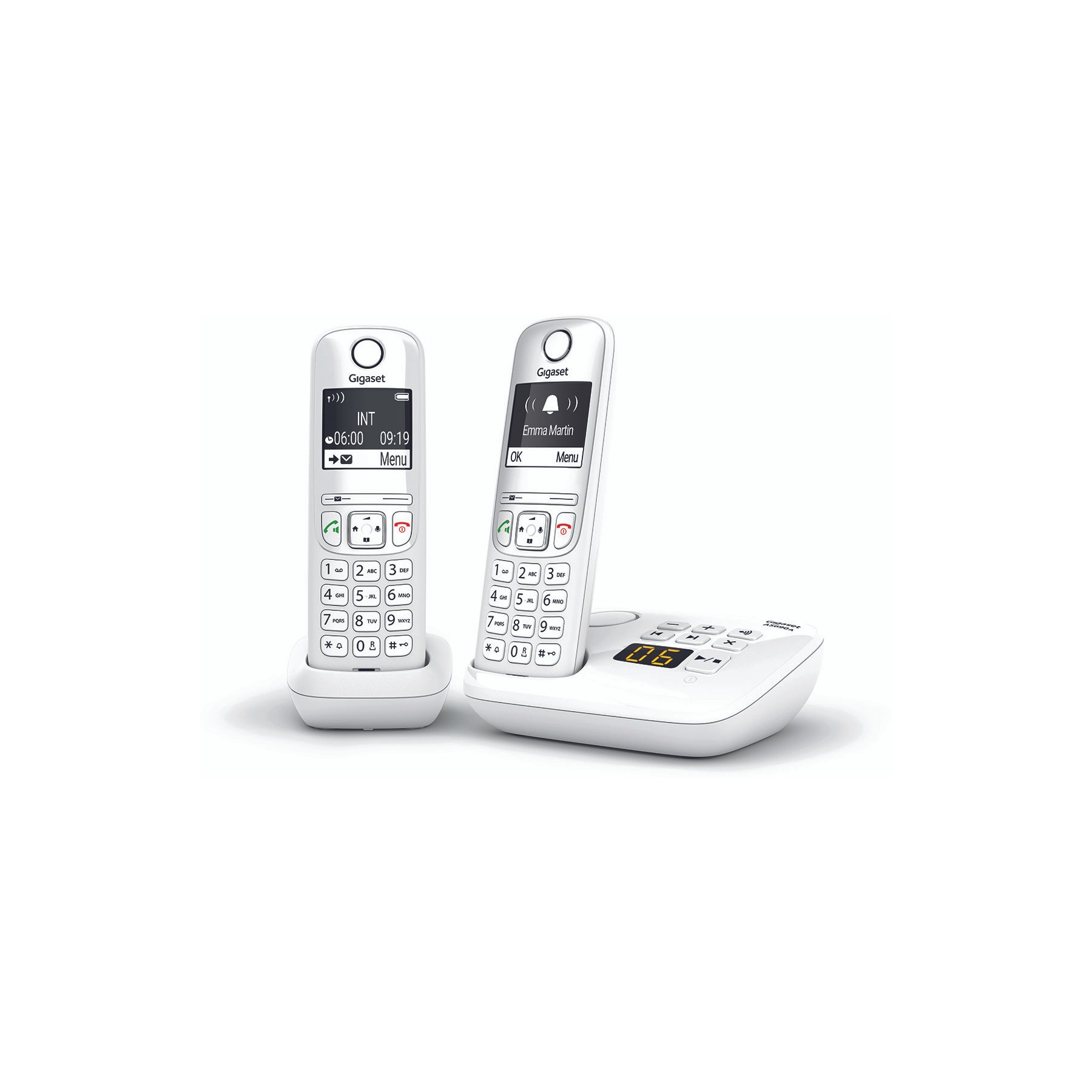 Téléphone sans fil GIGASET AS690A Duo Blanc