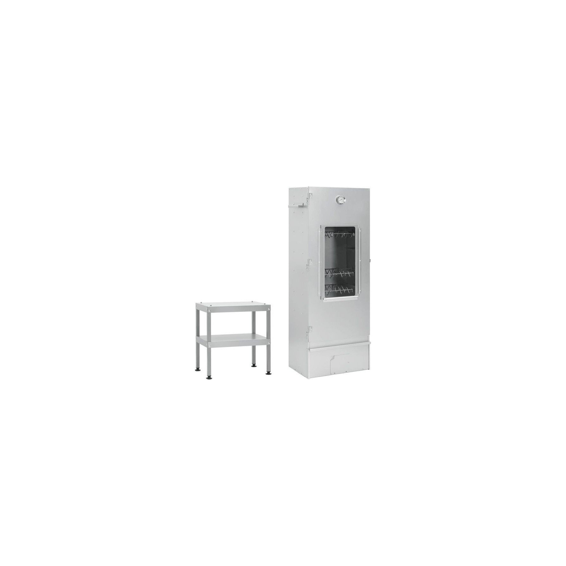 Grille barbecue VIDAXL Acier 44.5 x 29 x 110 cm Argent