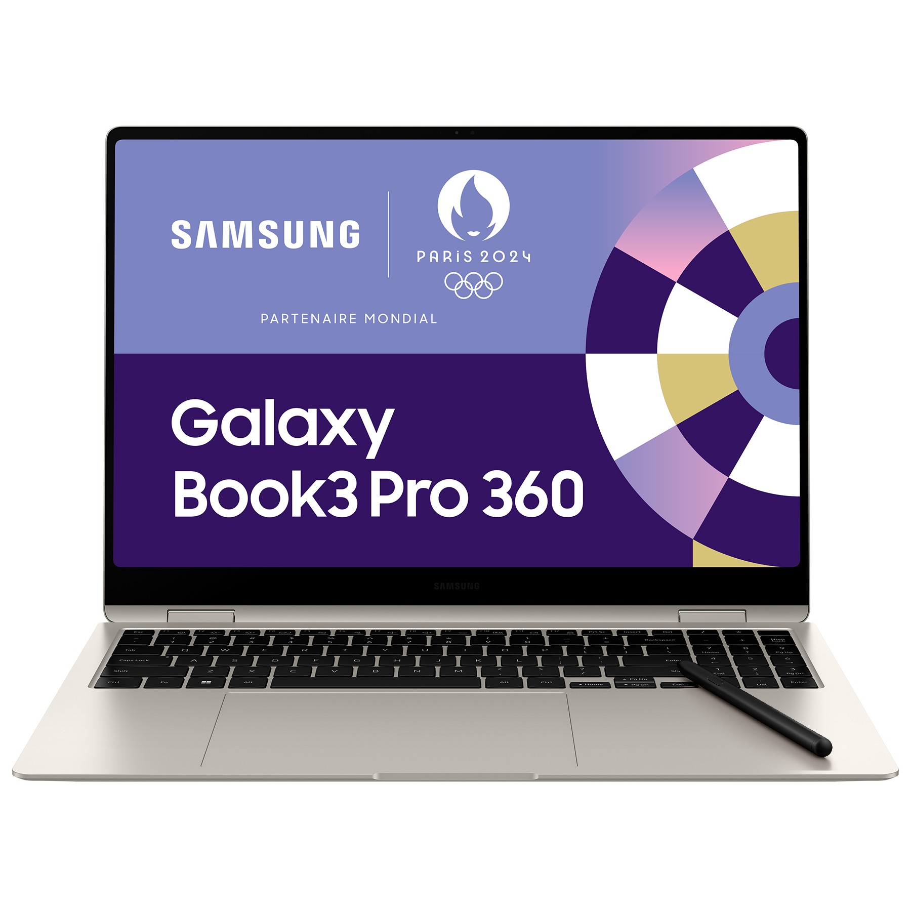 PC Hybride SAMSUNG Galaxy Book3 Pro 360 16'' Beige EVO
