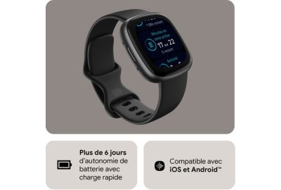 Montre sport FITBIT Versa 4 Aluminium Gr