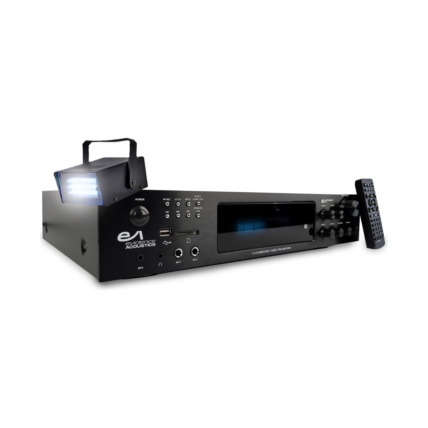 Pack sono EVIDENCE ACOUSTICS EA-7360-BT 4x75W+3x20W+ Strobe