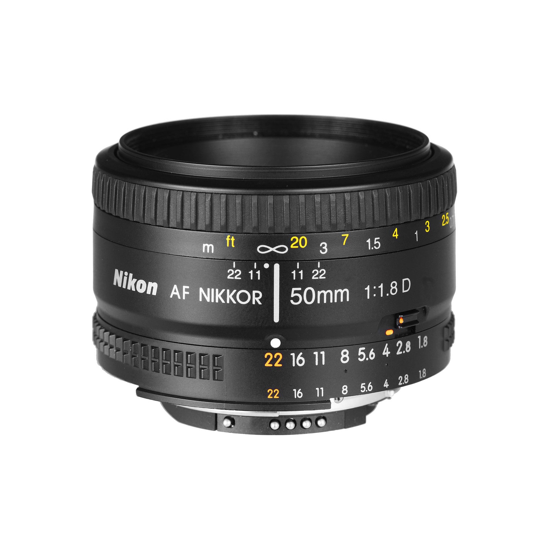 Objectif pour Reflex NIKON AF 50mm f/1.8D Nikkor