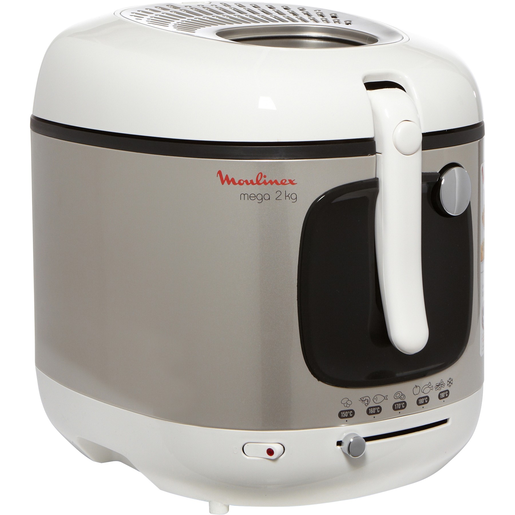 Friteuse MOULINEX AM4800 70 MEGA XXL 2 KG METAL