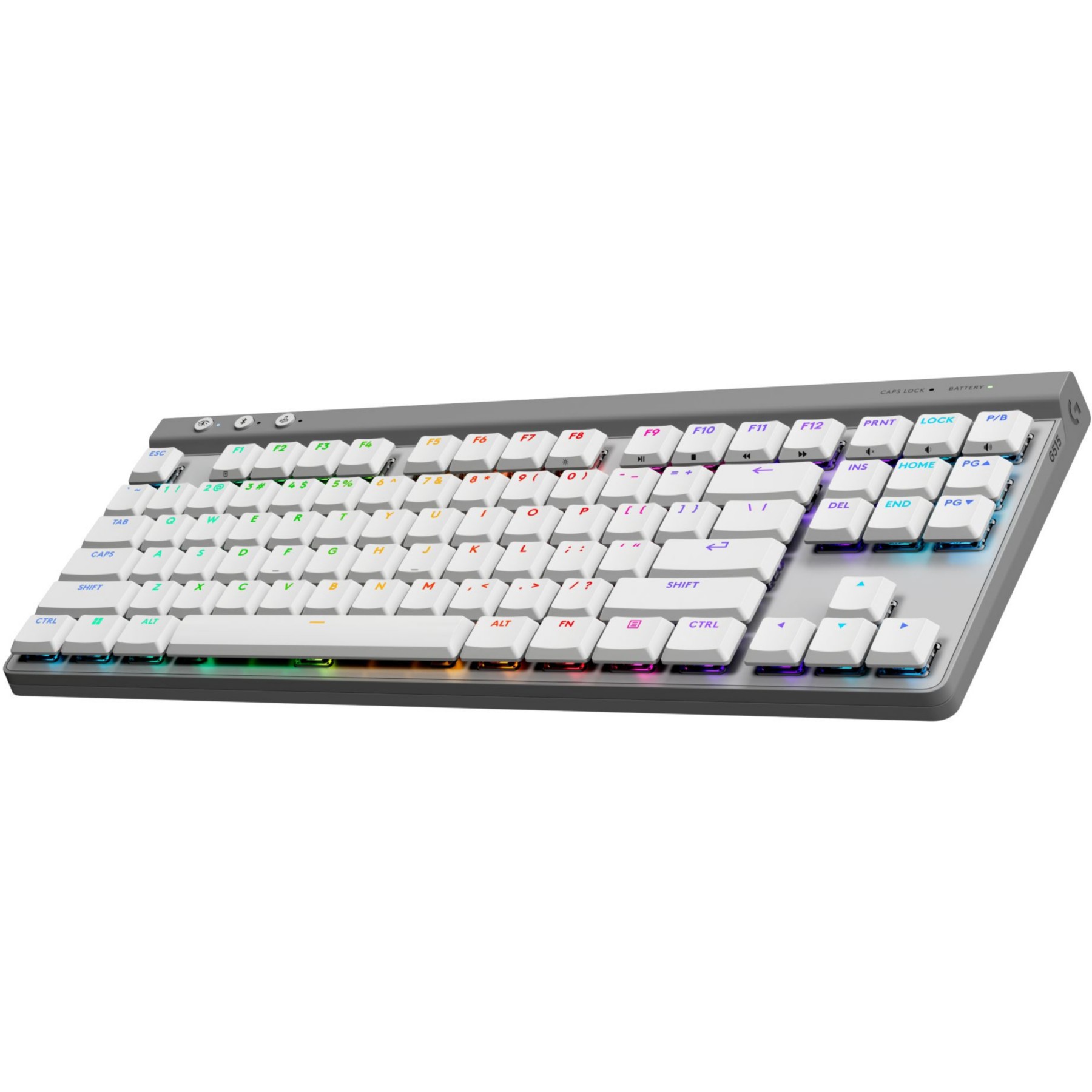 Clavier gamer sans fil LOGITECH G515 Lightspeed TKL tactile Blanc