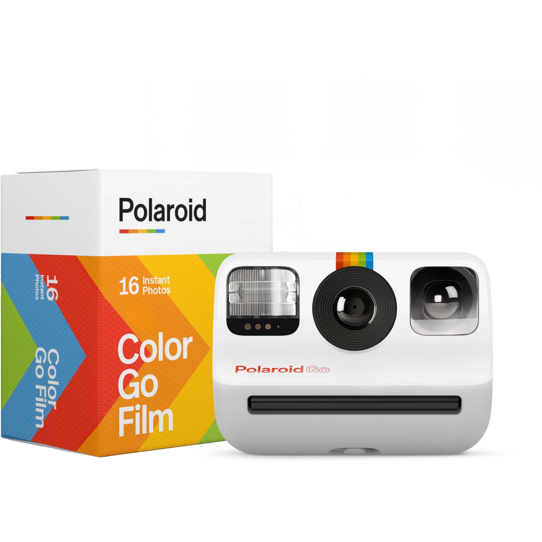 Appareil photo Instantané POLAROID Go White - pack de 16 films inclus