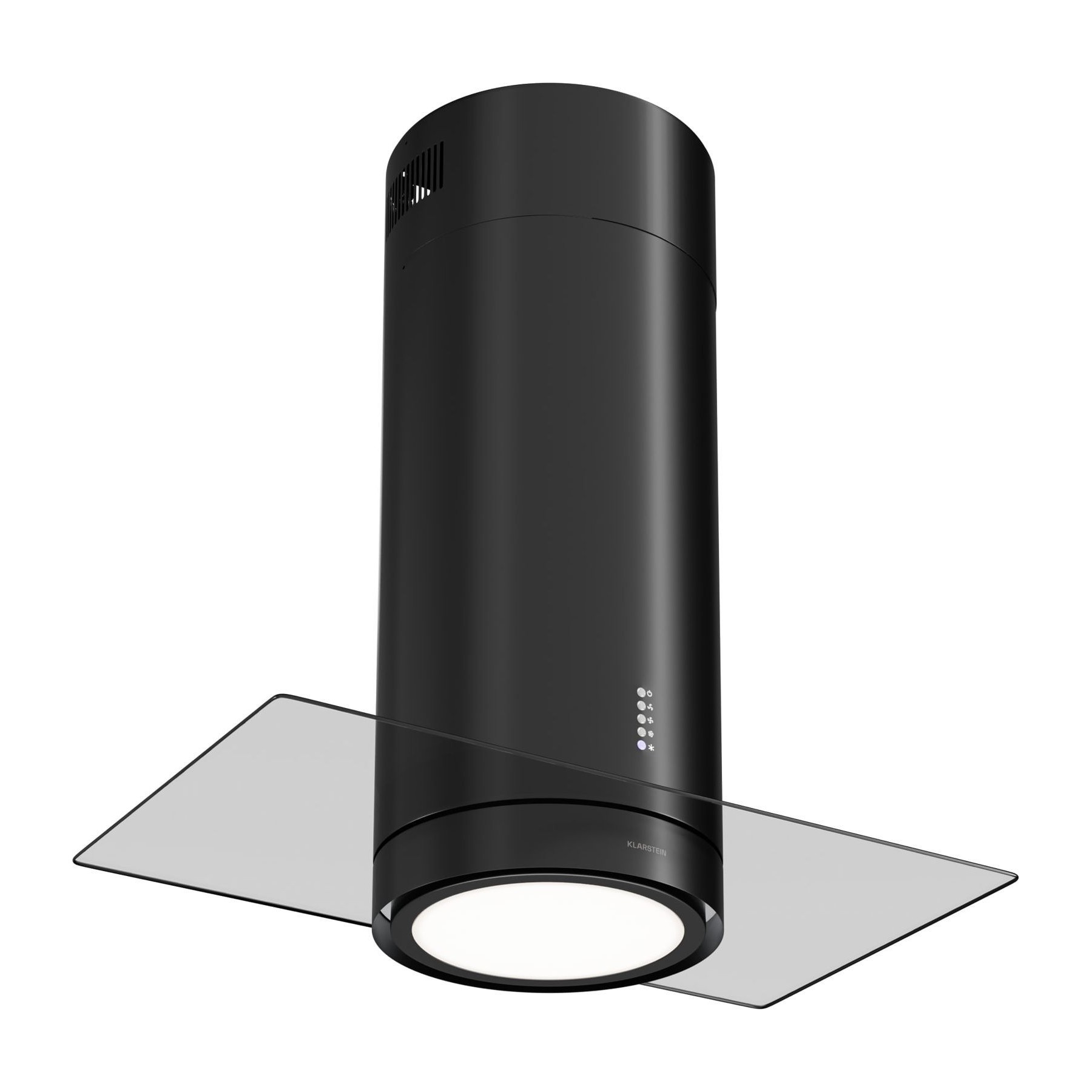 Hotte décorative îlot KLARSTEIN Beretta Premium îlot  544 m³/h LED noir