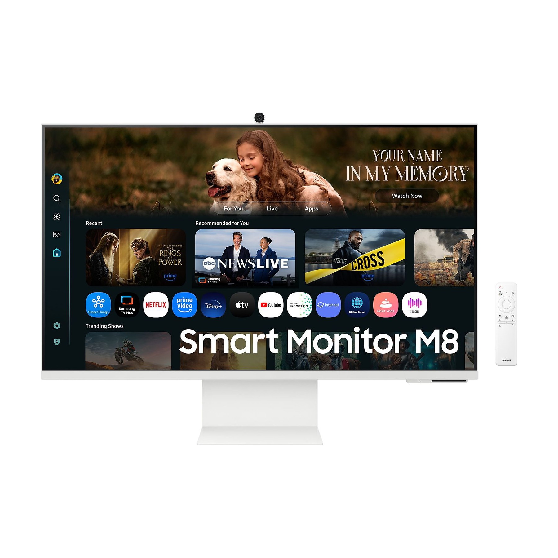 Ecran PC 4K SAMSUNG Samsung 32" LED - Smart Monitor M8 S32FM