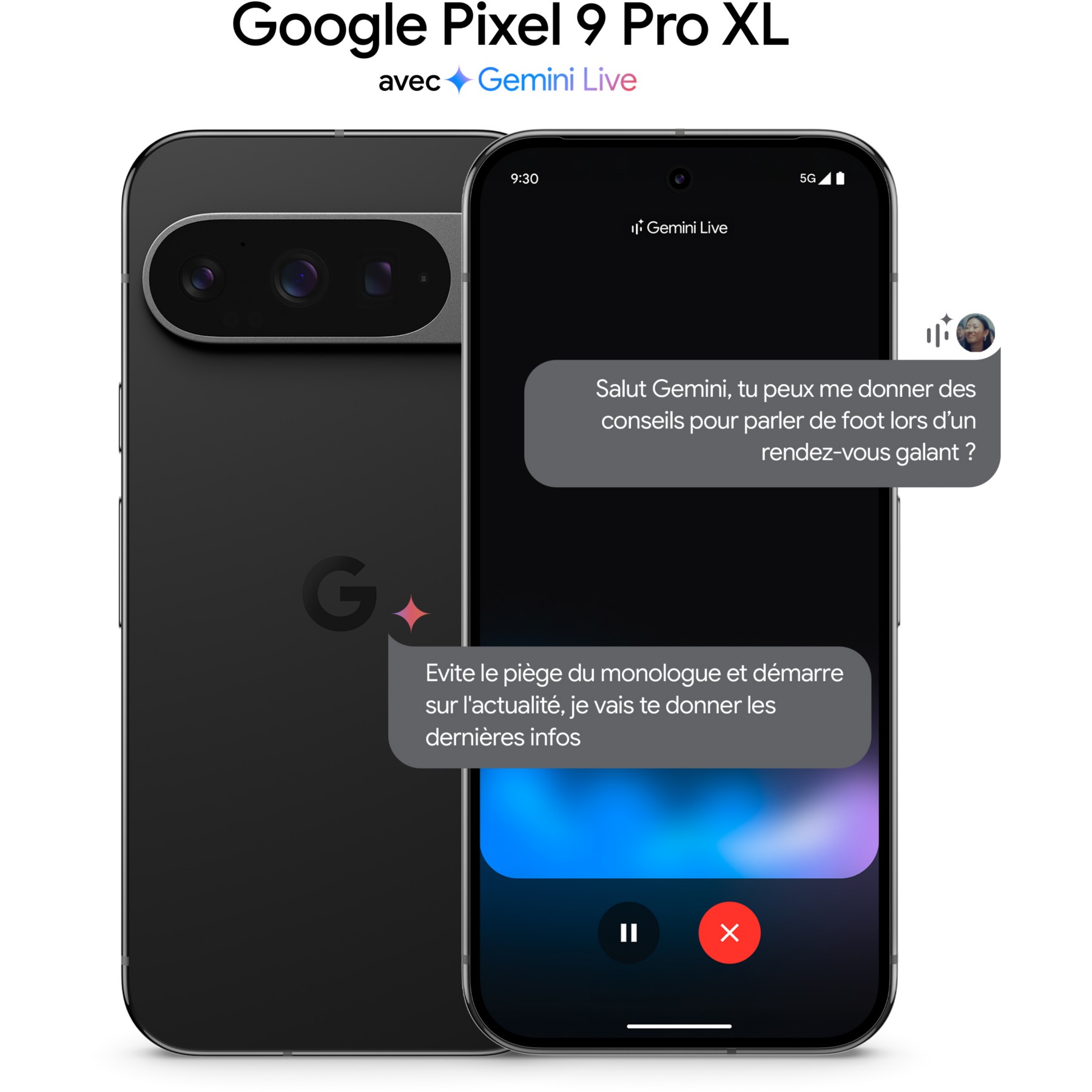 Smartphone GOOGLE Pixel 9 Pro XL Noir Volcanique 512Go