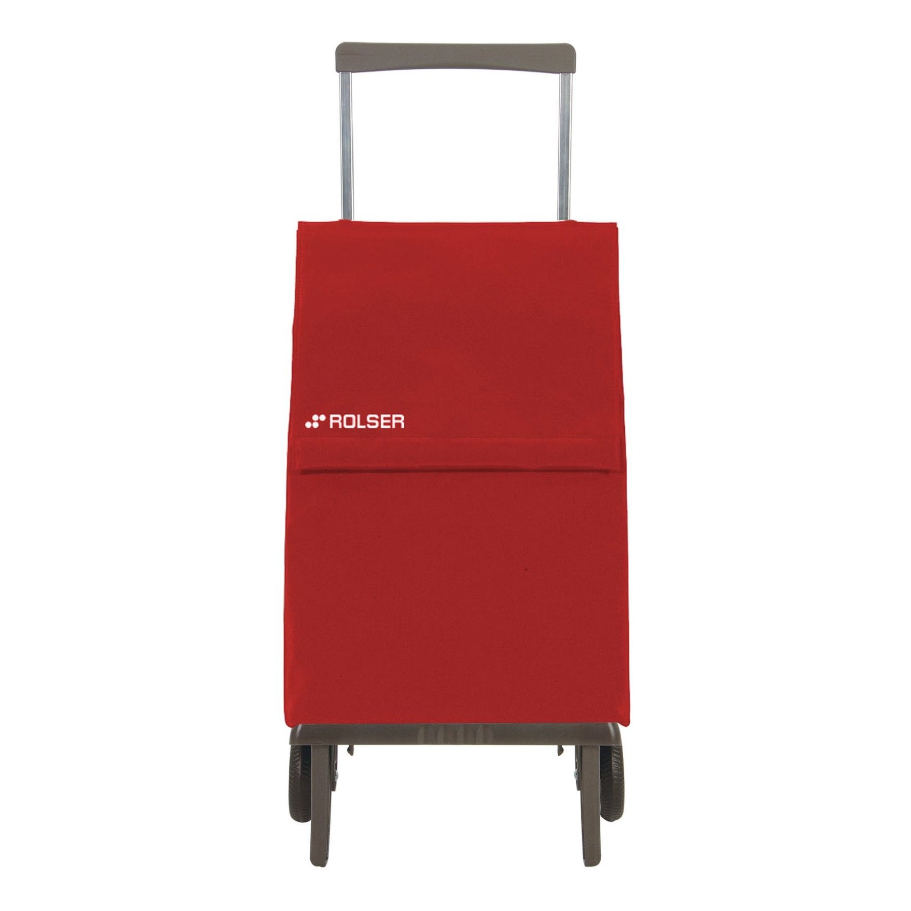 Chariot ROLSER de courses pliable rouge