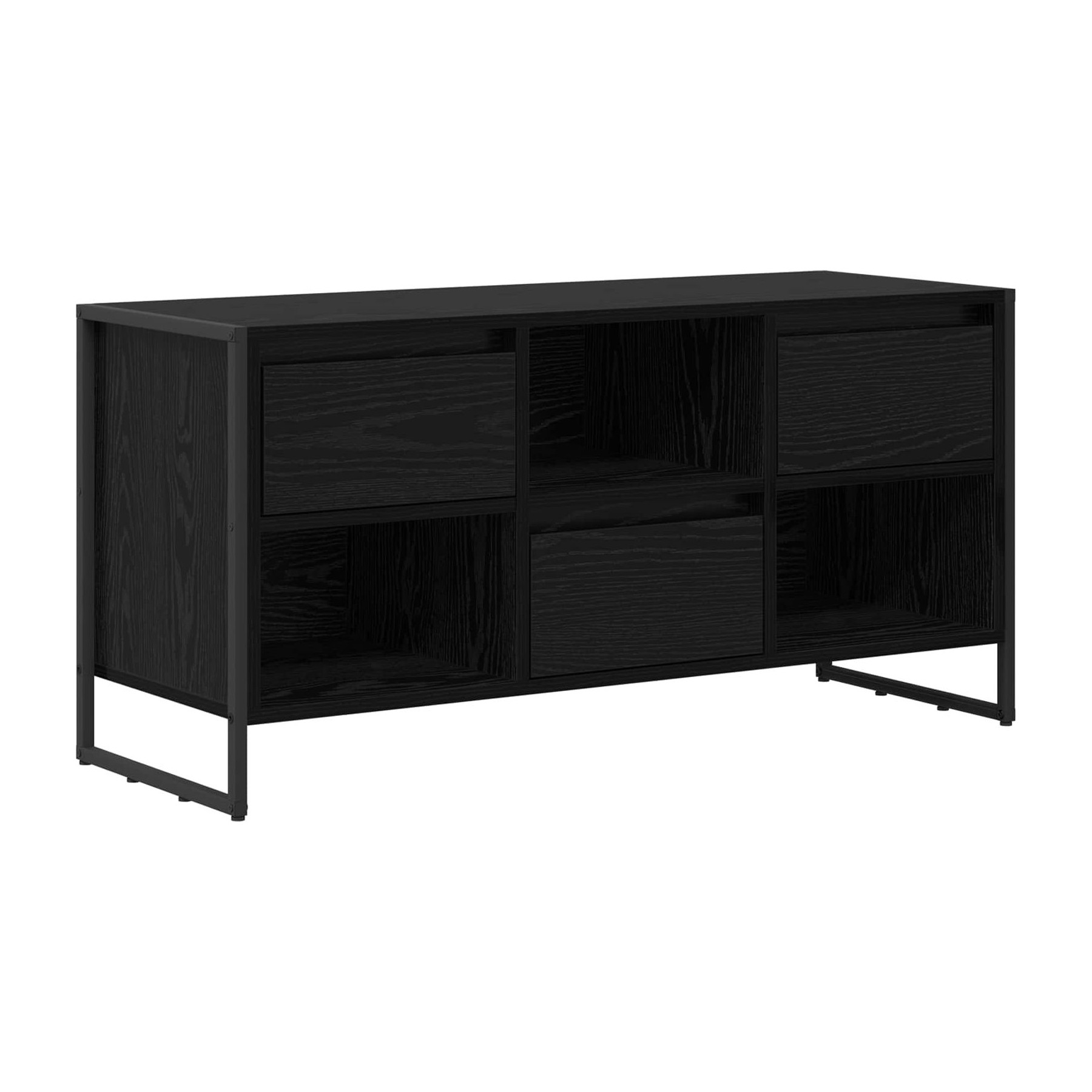 Meuble TV HELLOSHOP26 Meuble TV industriel moderne rangement 1