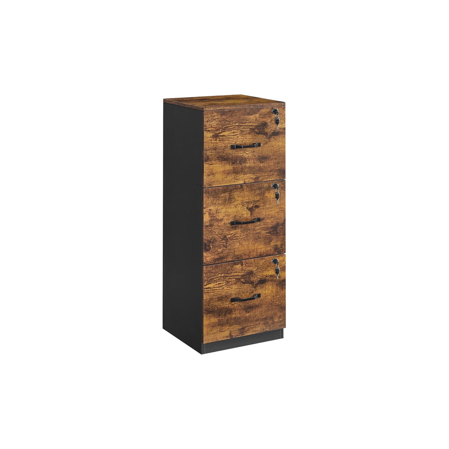Armoire HELLOSHOP26 Caisson de bureau à 3 tiroirs meuble de