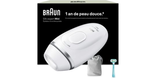 Epilateur lumière pulsée BRAUN IPL PL1114