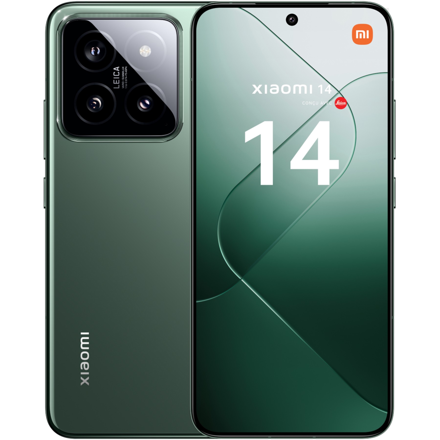 Smartphone XIAOMI 14 conçu avec Leica Vert 512Go Reconditionné