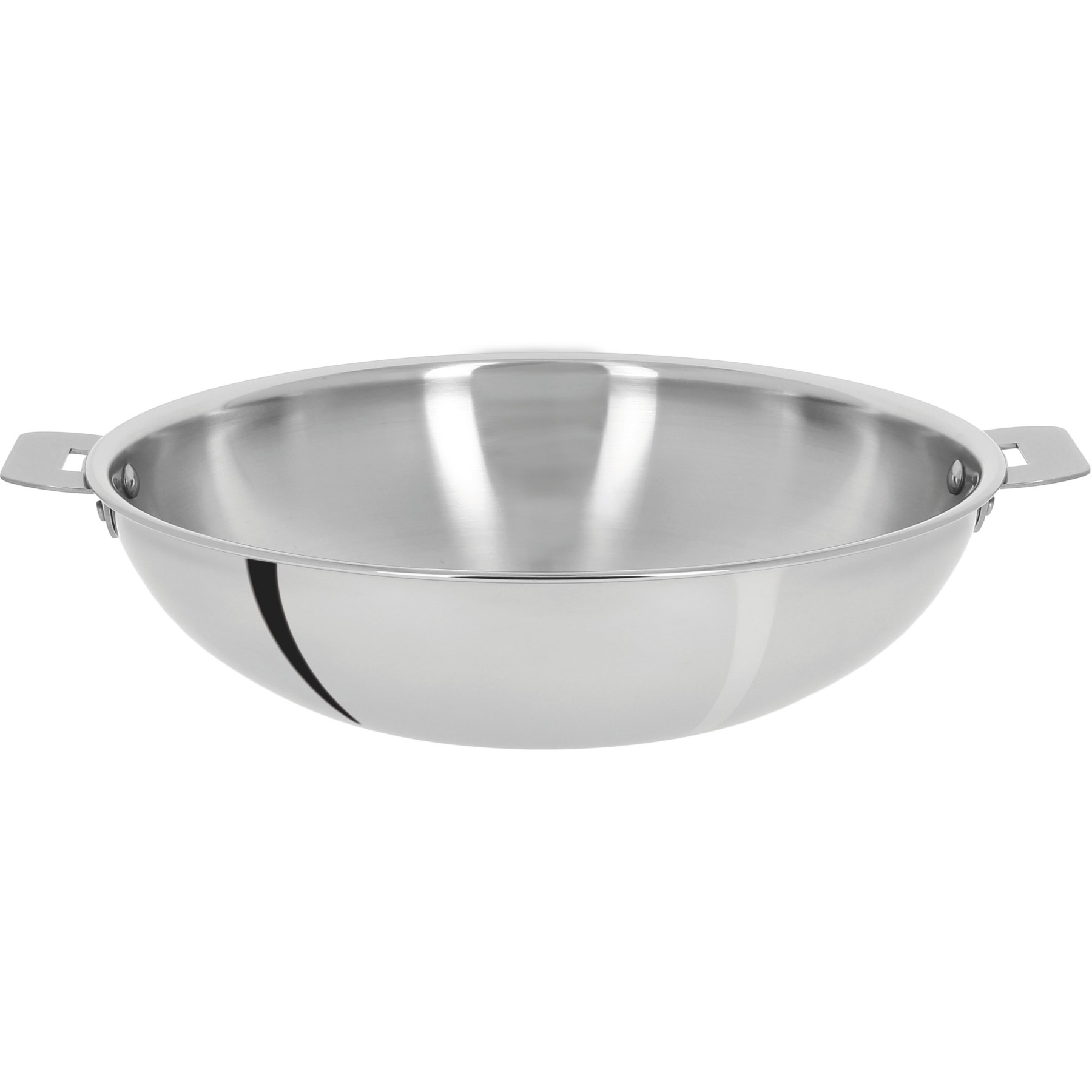 Wok CRISTEL 30cm Casteline amovible inox
