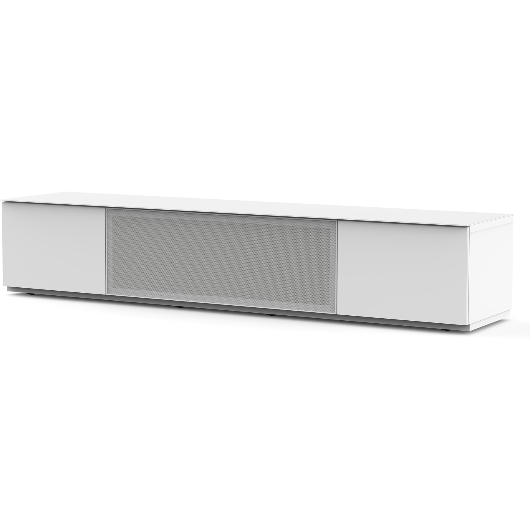 Meuble TV SONOROUS Studio STA 200 Blanc Porte metal