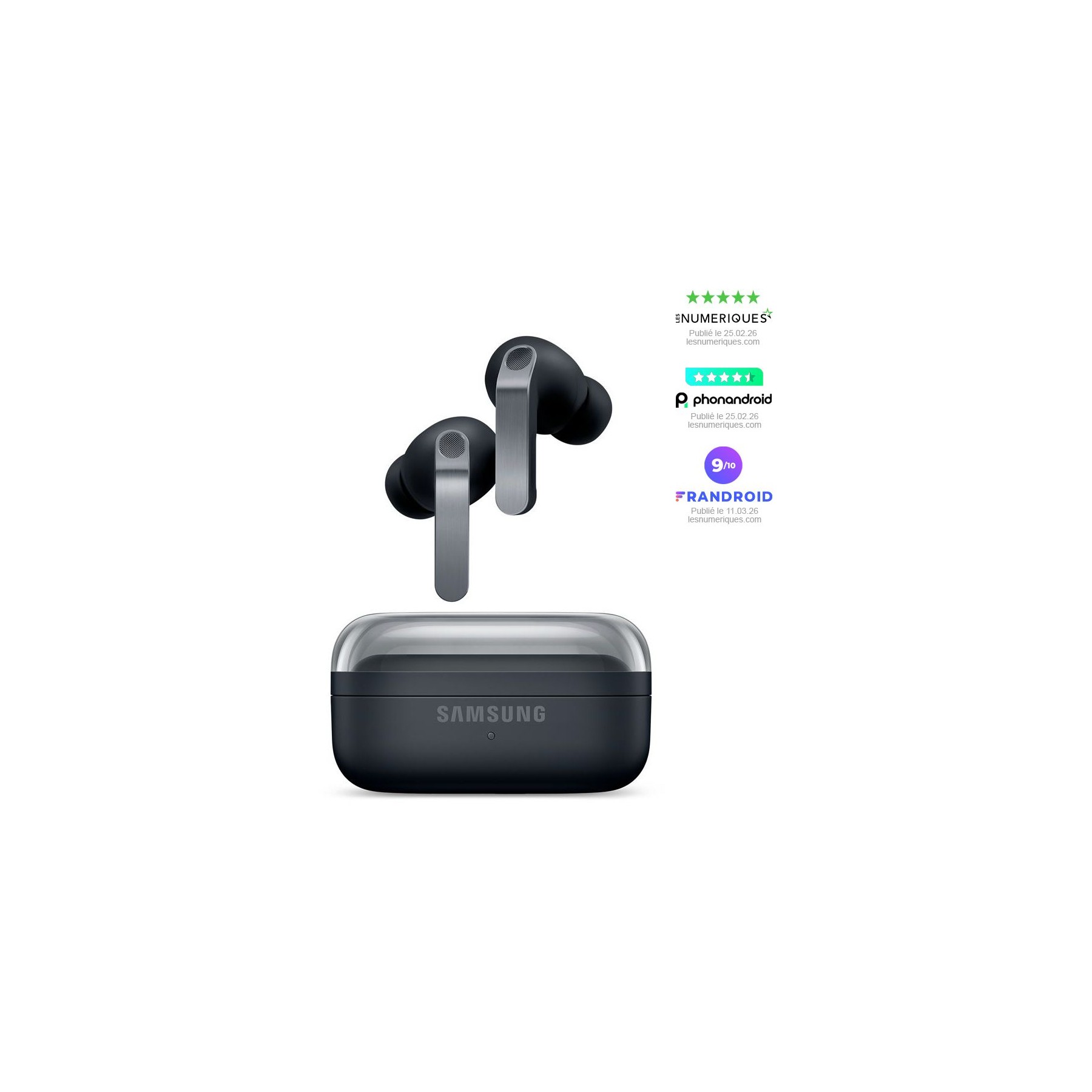 Ecouteurs SAMSUNG Galaxy Buds4 Pro Noir