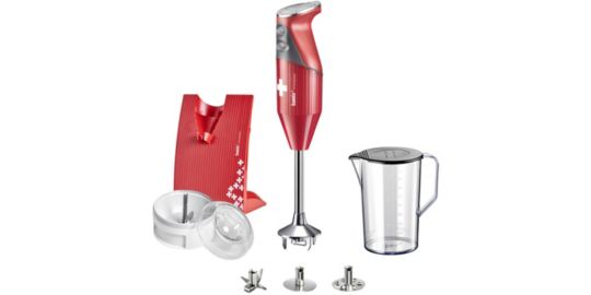 Mixeur BAMIX M200 SwissLine rouge/croix Suisse
