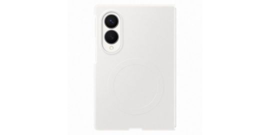 Pack SAMSUNG coque silicone magnétique Crème + protège écran Fold 8
