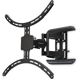 Support mural TV HAMA pivotable, incli., téles., 229cm (90")