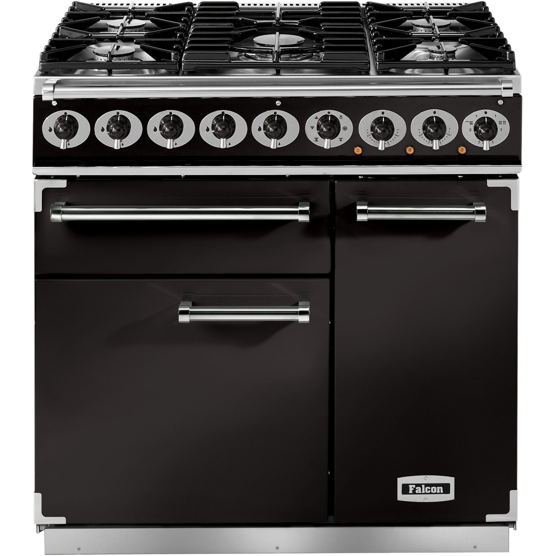 Piano de cuisson gaz FALCON Semi Pro DELUXE 90 NOIR CHROME