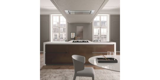Hotte encastrable ROBLIN Plafond INSPIRATION 1200 INOX SANS MOTEU
