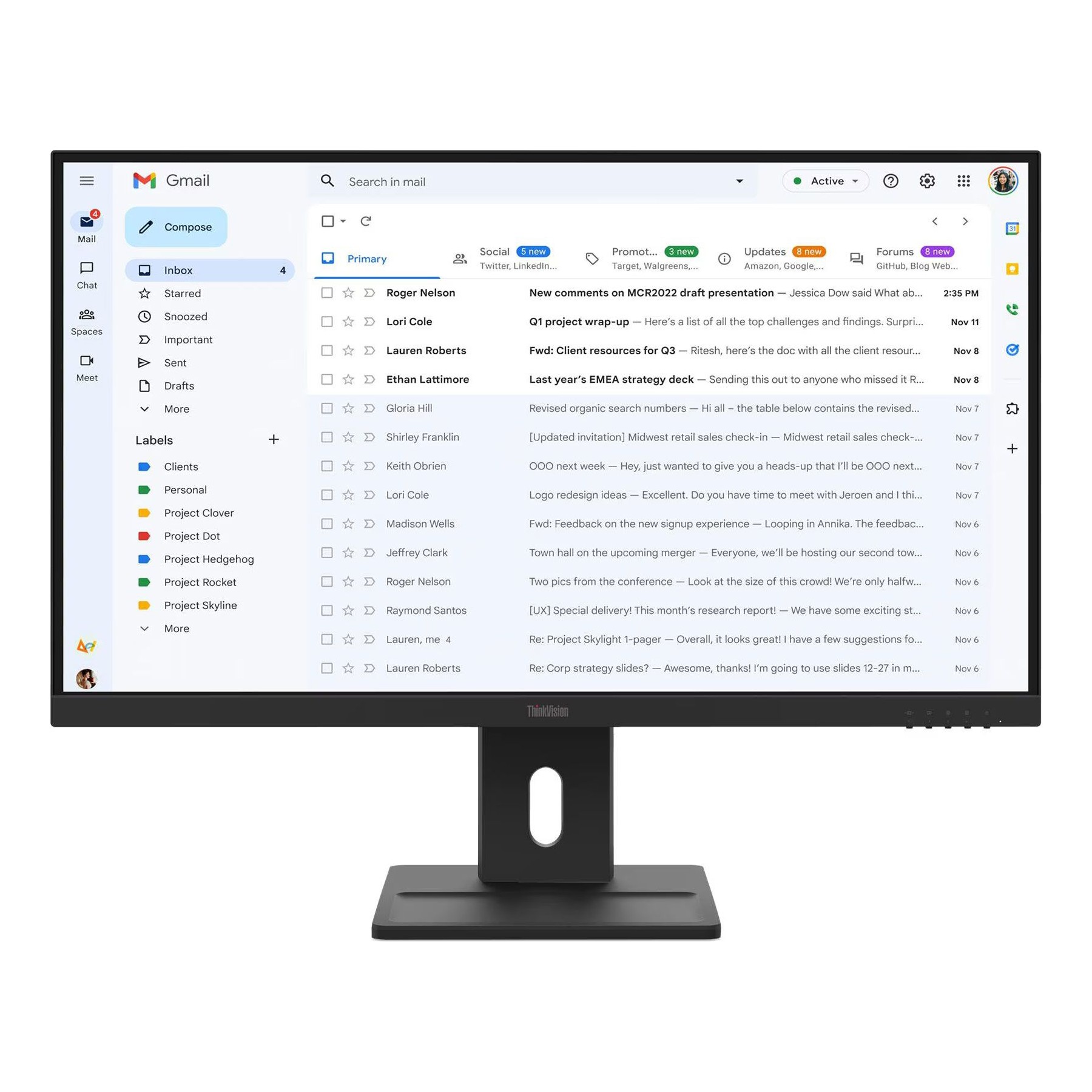 Ecran PC LENOVO Lenovo 27" LED - ThinkVision E27-40