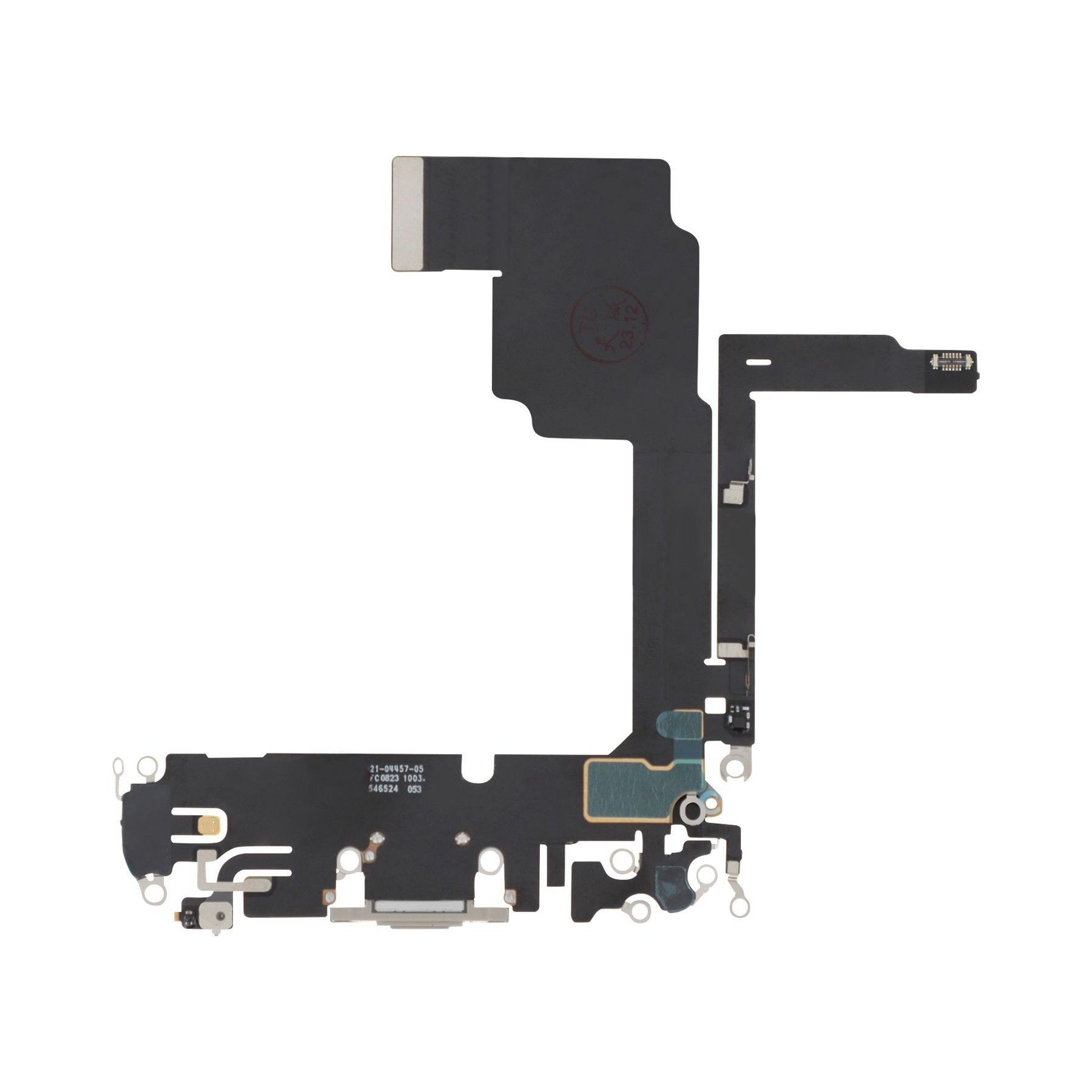 Pièce détachée AVIZAR Connecteur de Charge iPhone 15 Pro Gris