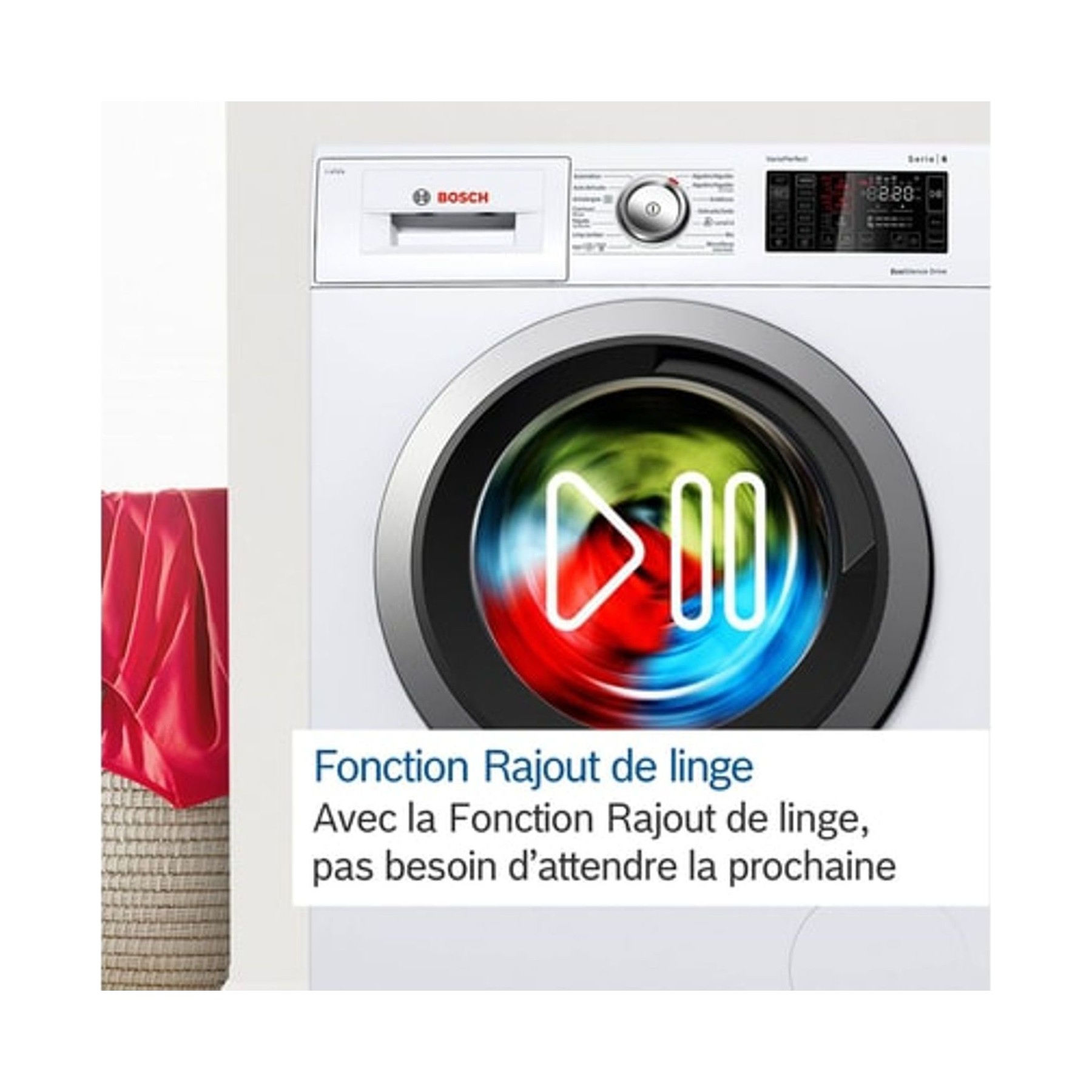 Lave linge hublot BOSCH WGE02201FR
