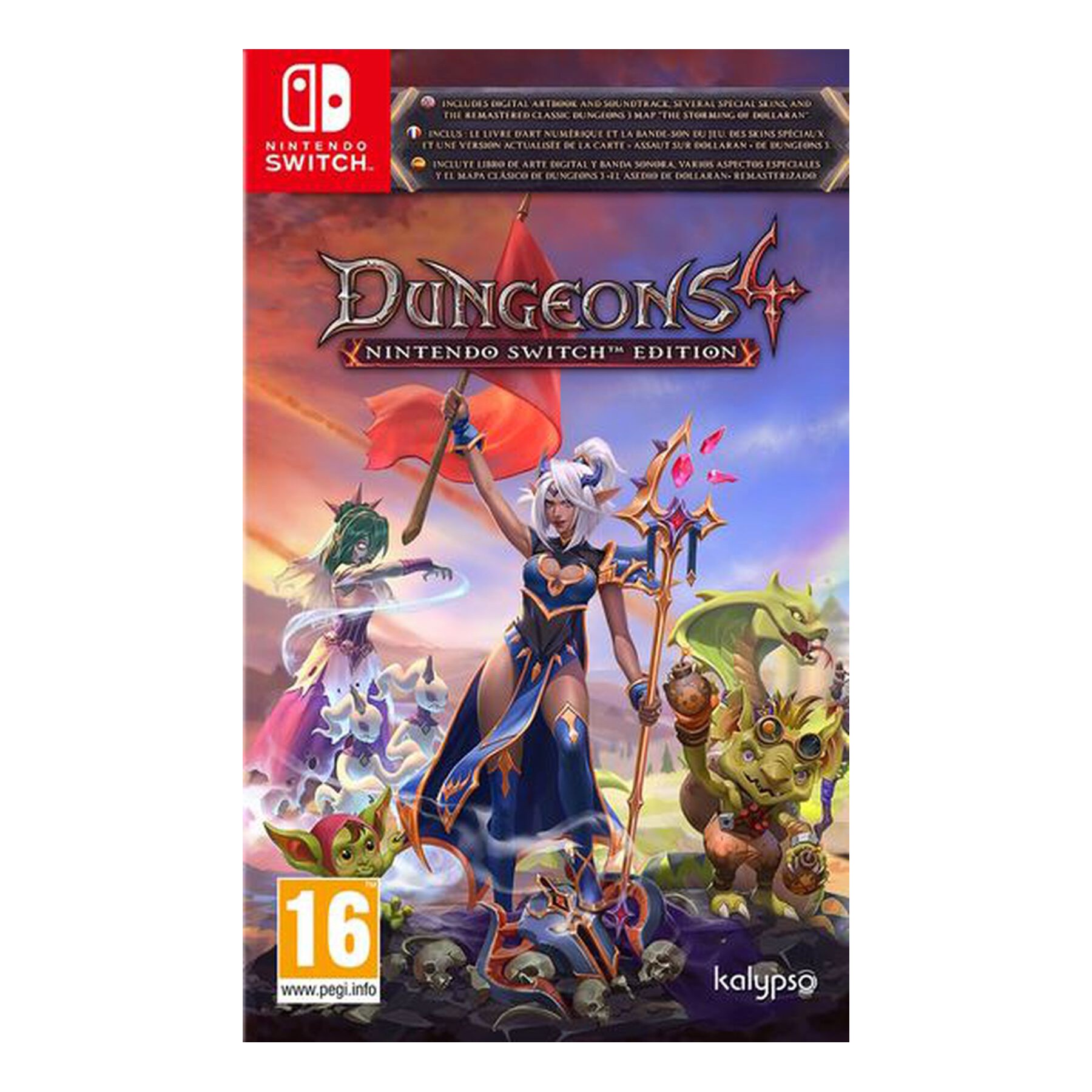 Jeu Switch KALYPSO Dungeons 4 Deluxe Edition