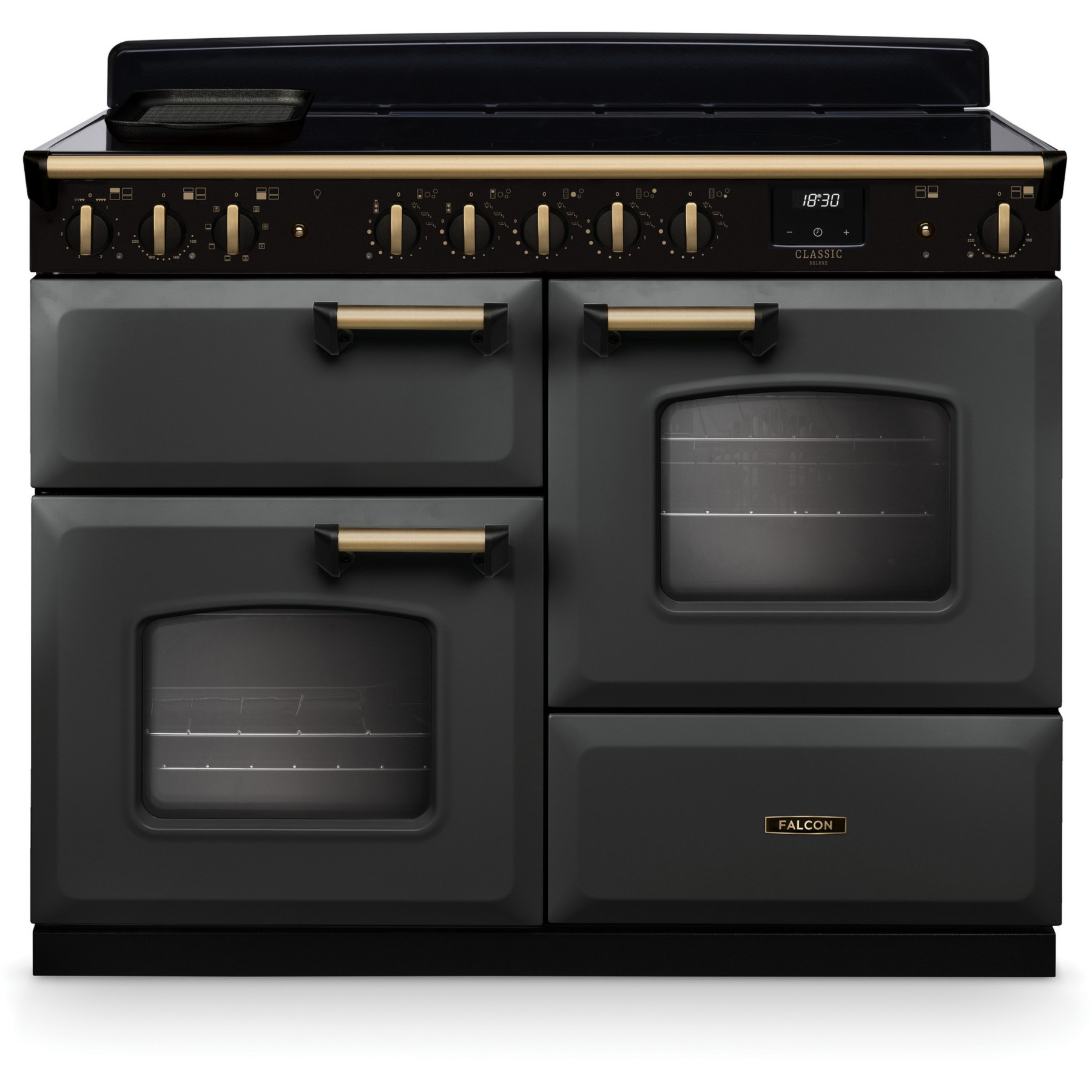 Piano de cuisson induction FALCON NGC TAB IND 110 CM ARDOISE LAITON ANTIQU