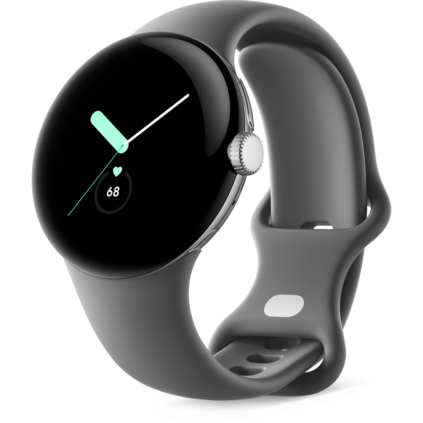 Montre connectée GOOGLE Pixel Watch Acier Arg/Brac Charbon 4G